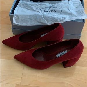 Prada suede shoes